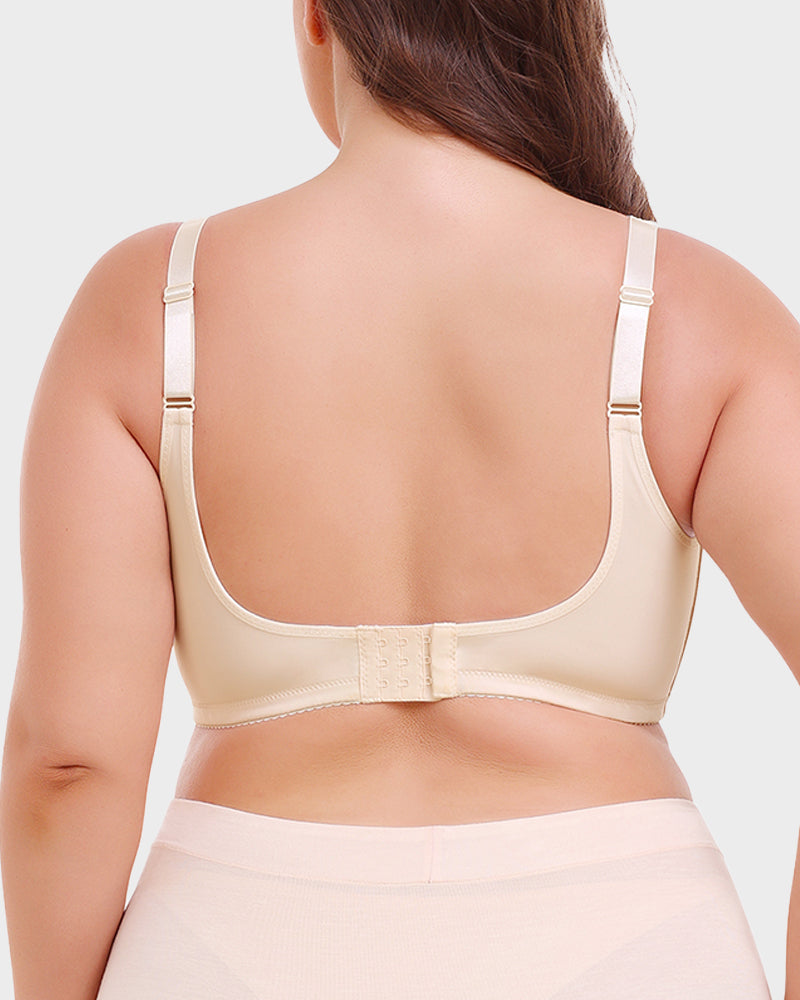 Lace Trim Minimizer Bra - Comfortable, Supportive, Stylish