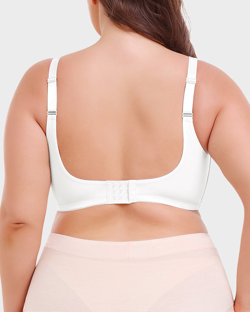 Lace Trim Minimizer Bra - Comfortable, Supportive, Stylish