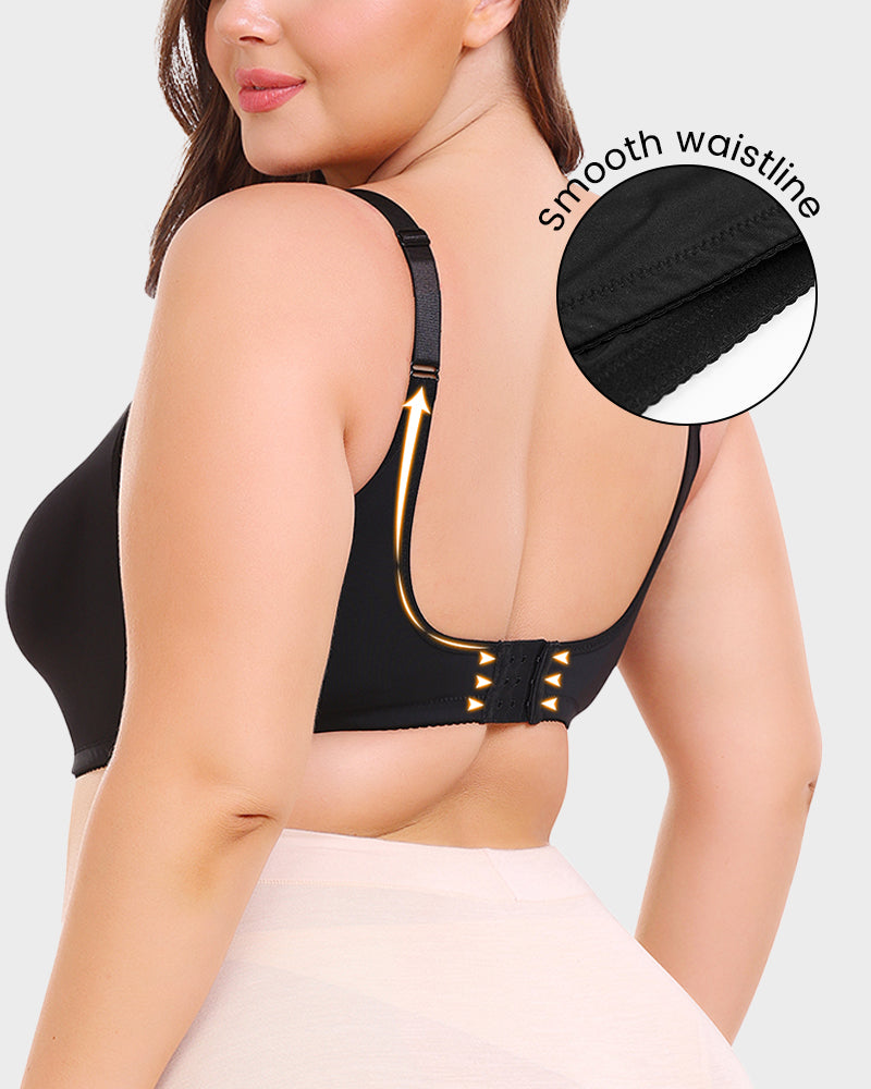 Lace Trim Minimizer Bra - Comfortable, Supportive, Stylish