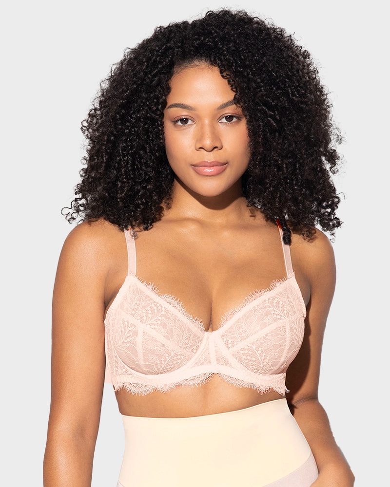 Lace Push-Up Bra - Unlined Comfort