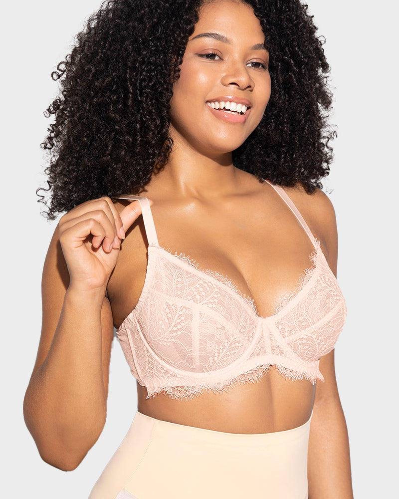 Lace Push-Up Bra - Unlined Comfort