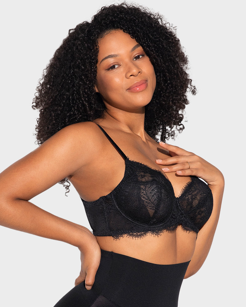 Lace Push-Up Bra - Unlined Comfort