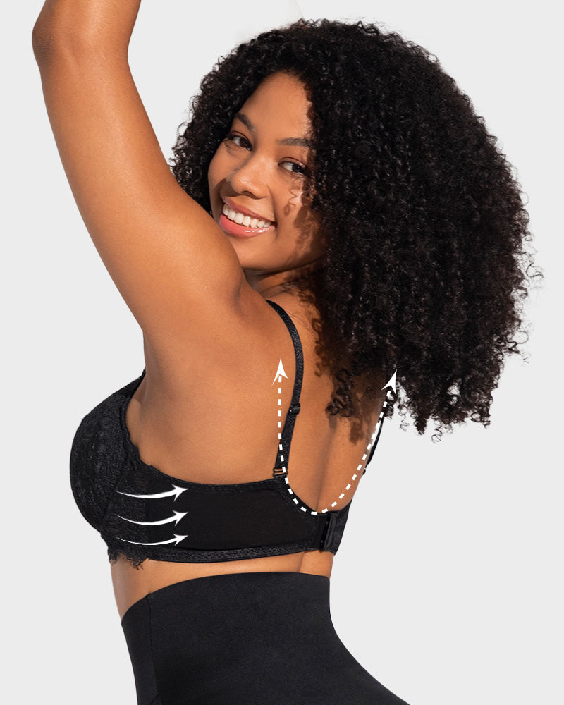 Lace Push-Up Bra - Unlined Comfort