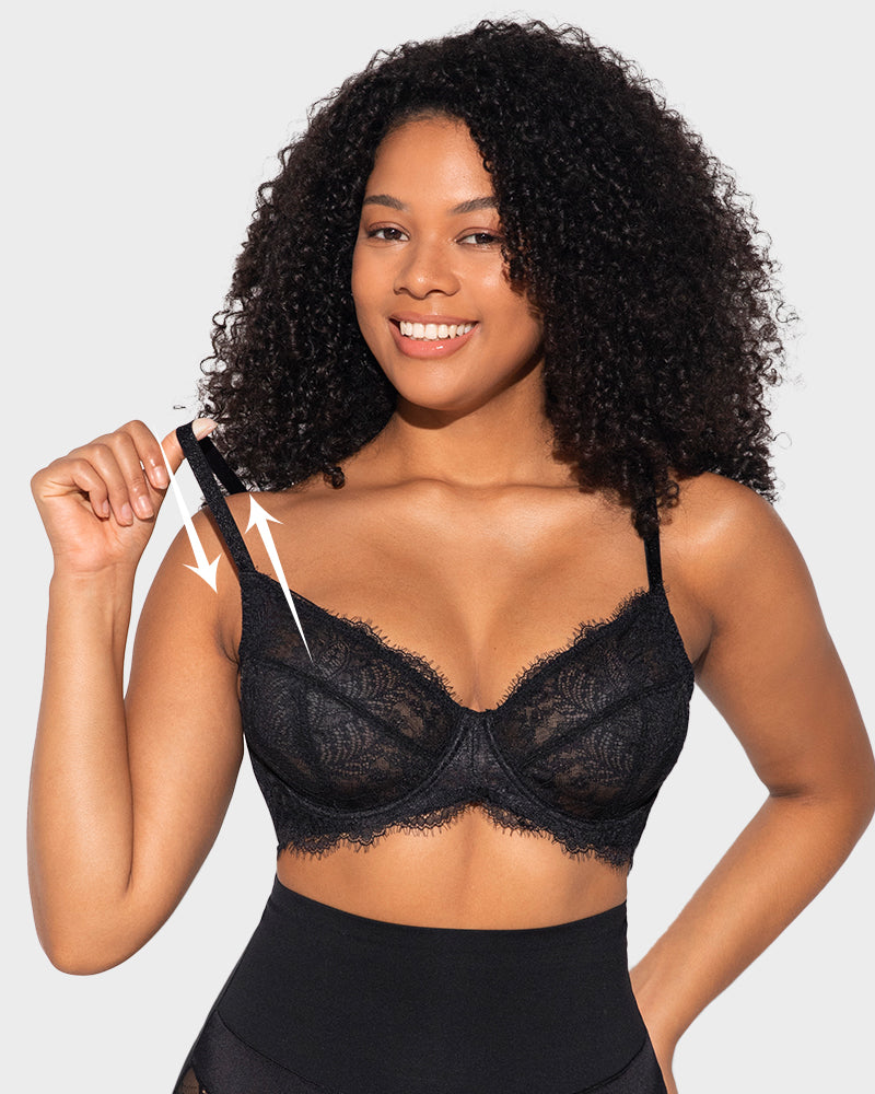 Lace Push-Up Bra - Unlined Comfort