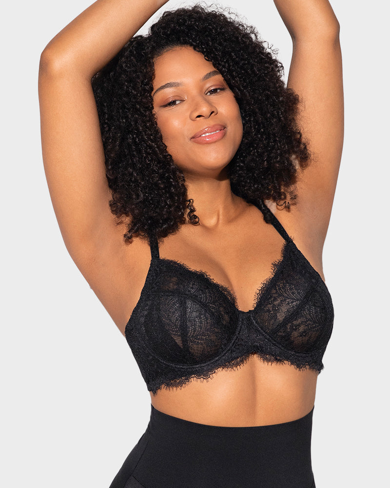 Lace Push-Up Bra - Unlined Comfort