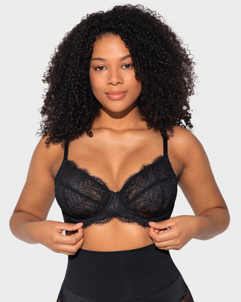 Lace Push-Up Bra - Unlined Comfort