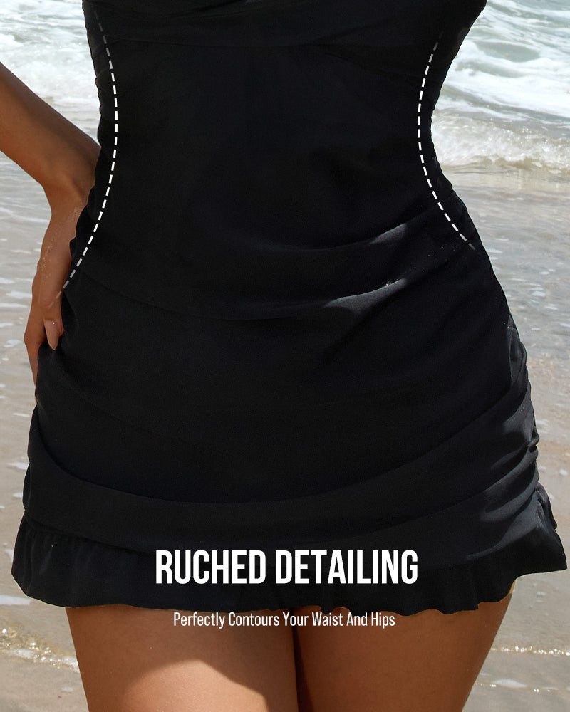 Cross-Back Swimsuit - Stylish, Comfortable, Chic