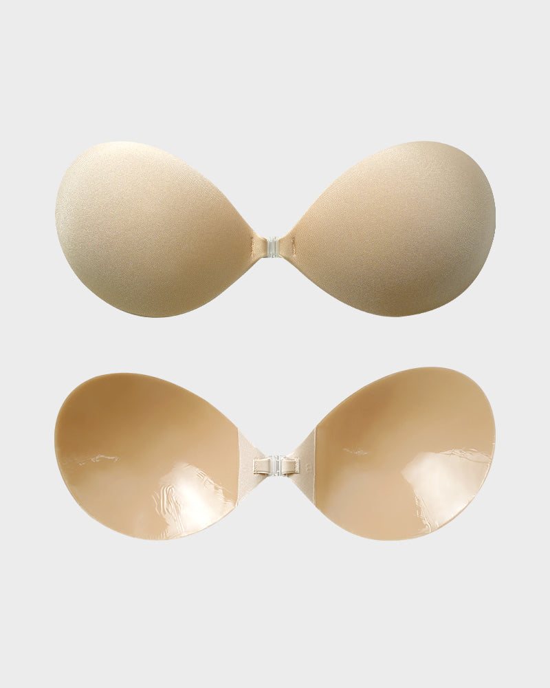 Invisible Push-Up Bra - Front Closure Comfort