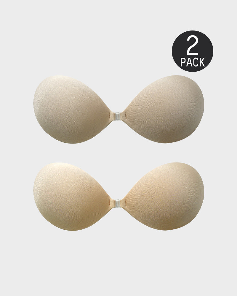 Invisible Push-Up Bra - Front Closure Comfort
