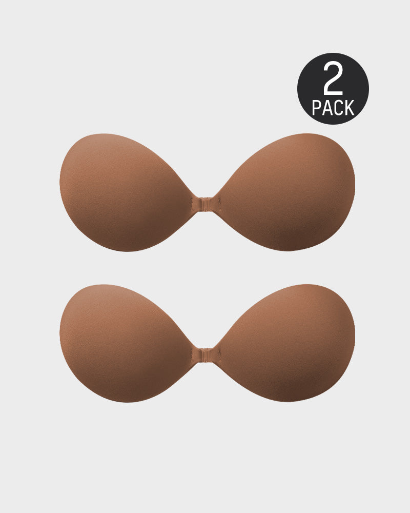 Invisible Push-Up Bra - Front Closure Comfort