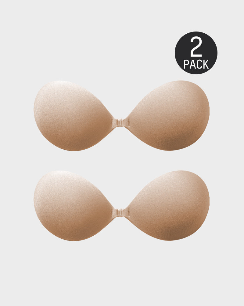 Invisible Push-Up Bra - Front Closure Comfort