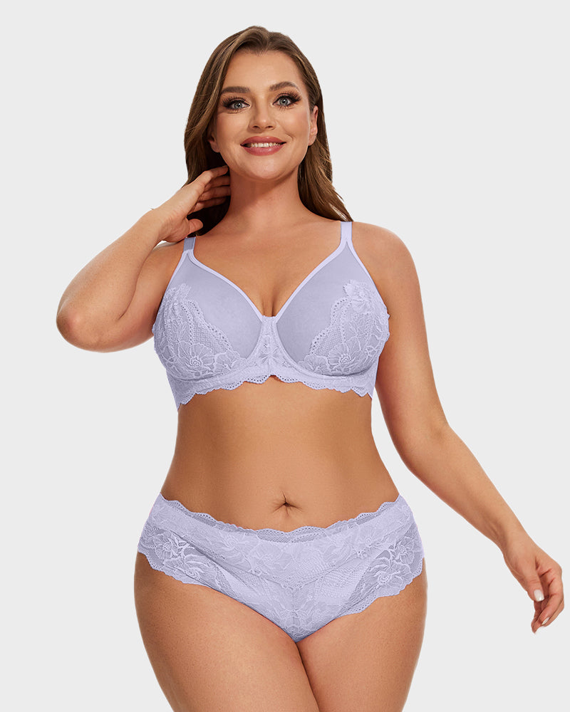 Lace Minimizer Bra - Full Coverage Comfort