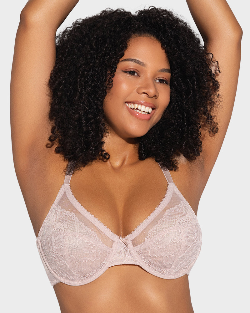 Lace Minimizer Bra - Full Support Comfort
