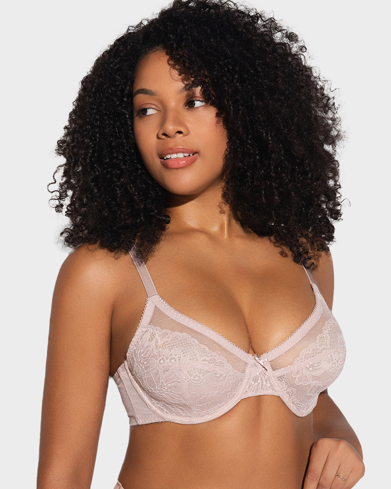 Lace Minimizer Bra - Full Support Comfort