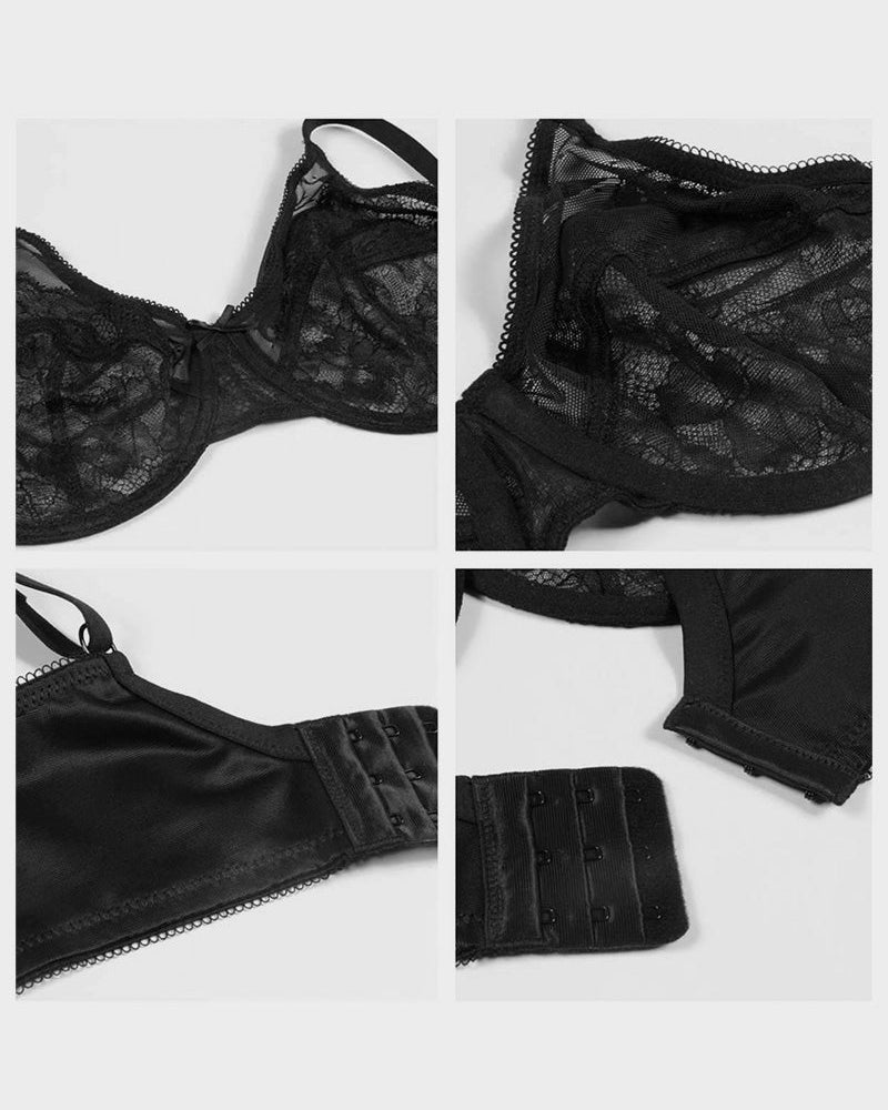 Lace Minimizer Bra - Full Support Comfort