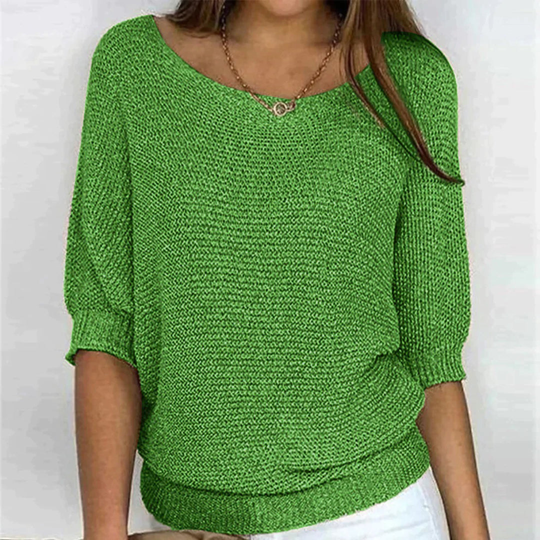 Women’s Casual Knit Batwing Sleeve Top