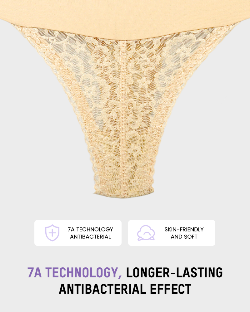 Lace Sculpt Thong - Seamless Shapewear Duo