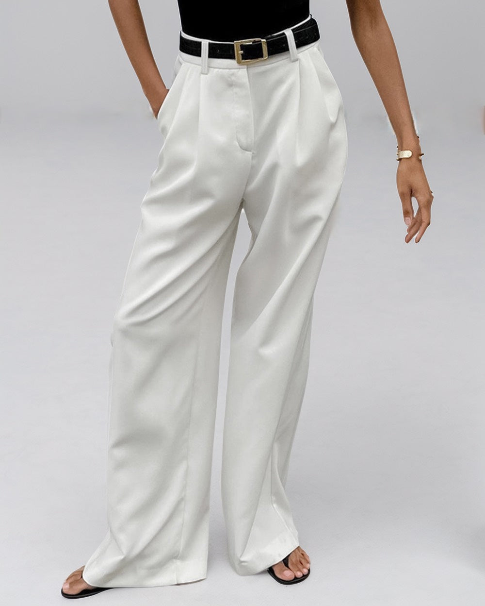 Women's Summer Luxurious Wide-Leg Trousers