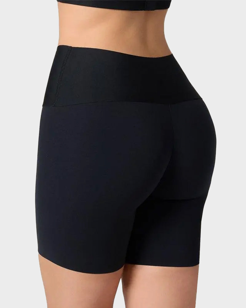 Slimming Yoga Shorts - Lightweight, High-Waist