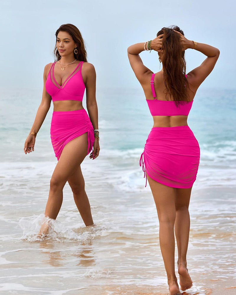Mesh Bikini Set, Tummy Control