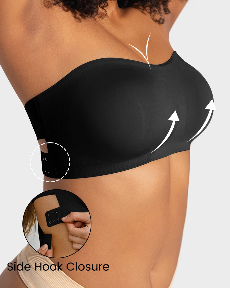 Crossover Bandeau Bra - Non-Slip Comfort
