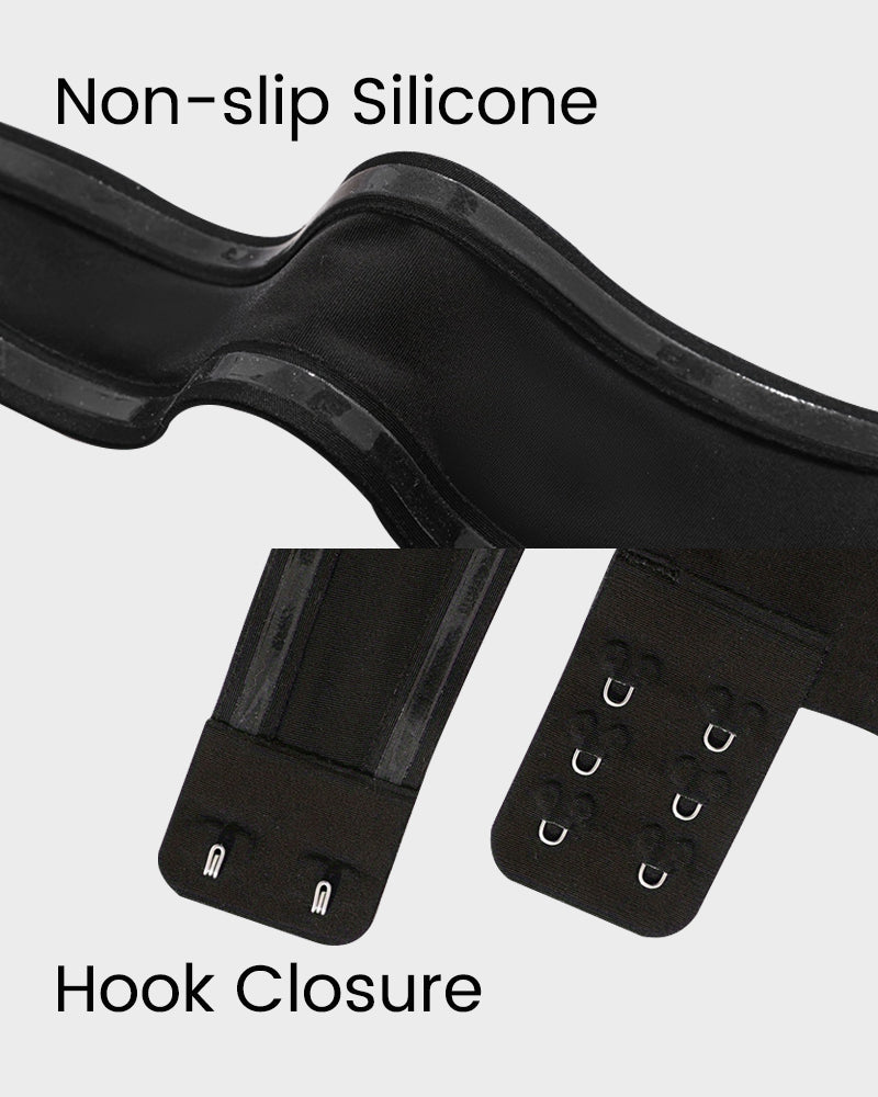 Crossover Bandeau Bra - Non-Slip Comfort
