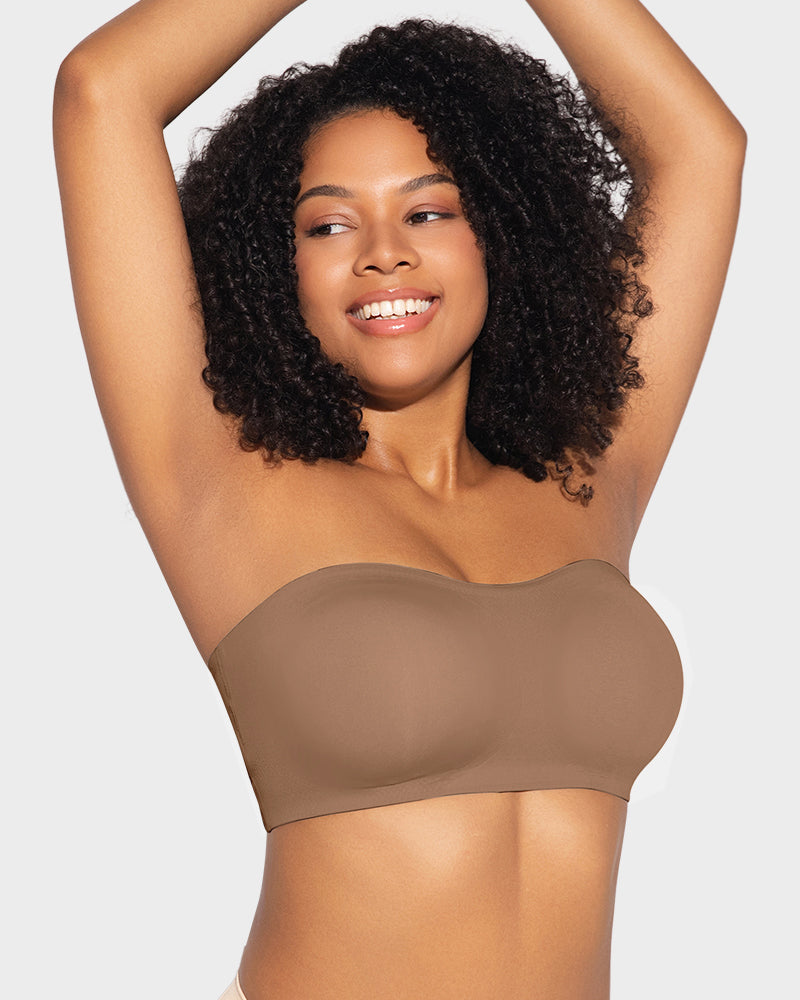 Crossover Bandeau Bra - Non-Slip Comfort