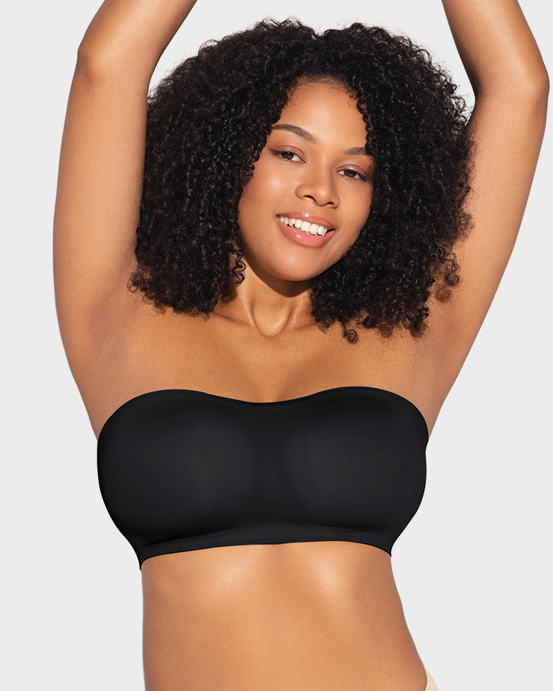 Crossover Bandeau Bra - Non-Slip Comfort