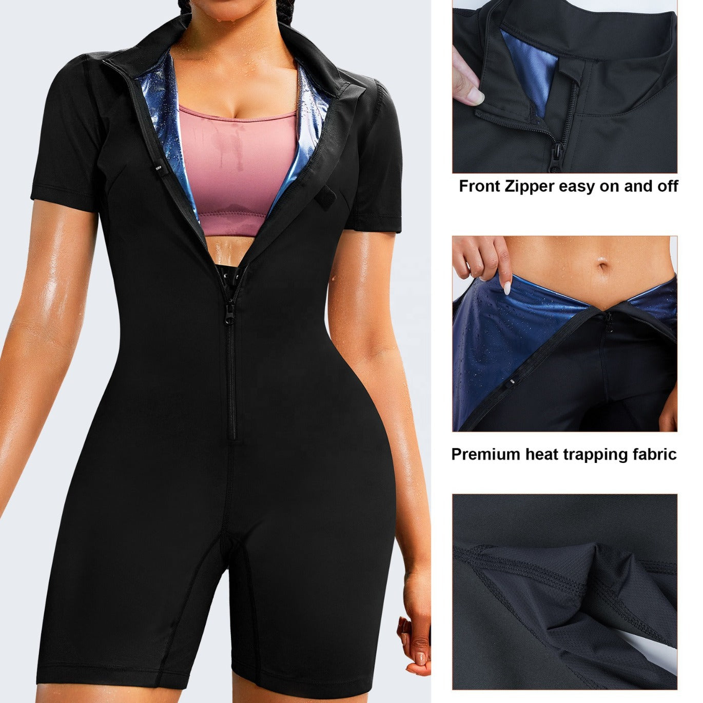 Women's Sauna Suit Shape, Sweat, Sculpt