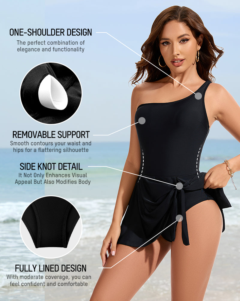 One Shoulder Swimsuit - Stylish, Comfortable, Chic