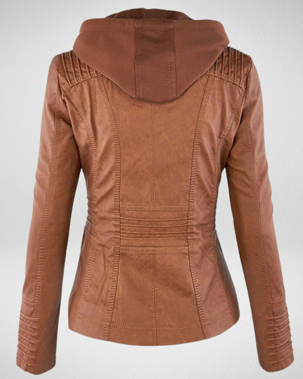 Women's Summer Casual Jacket in PU Leather Look