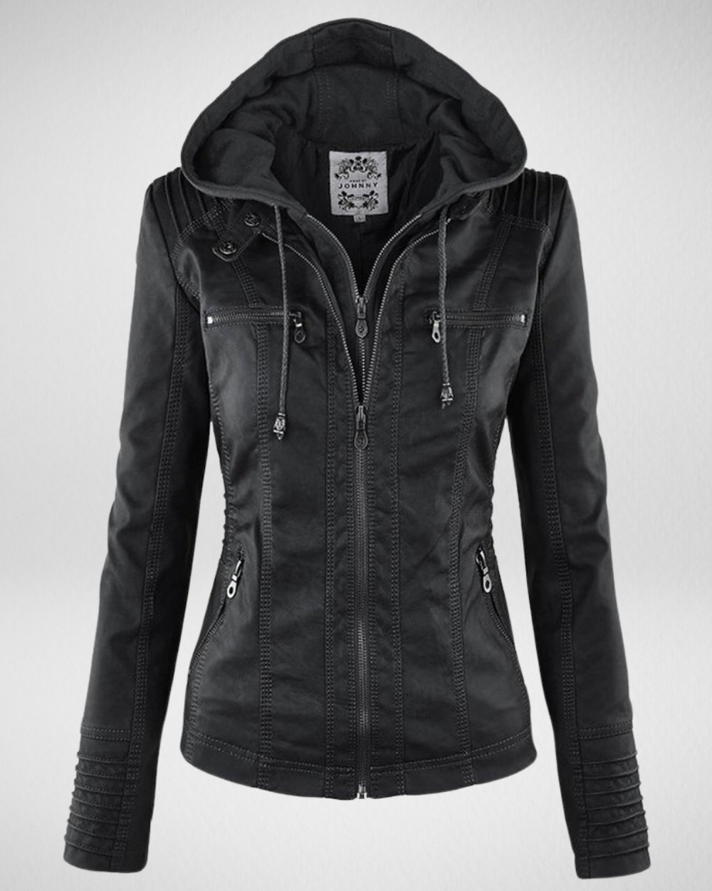 Women's Summer Casual Jacket in PU Leather Look