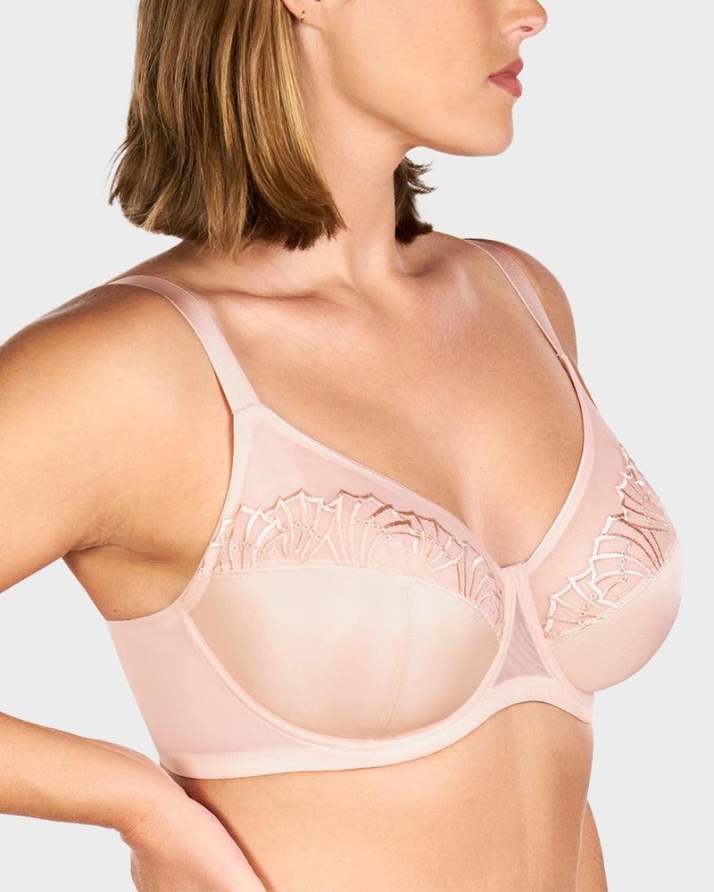 Pearl Shimmer Minimizer Bra
