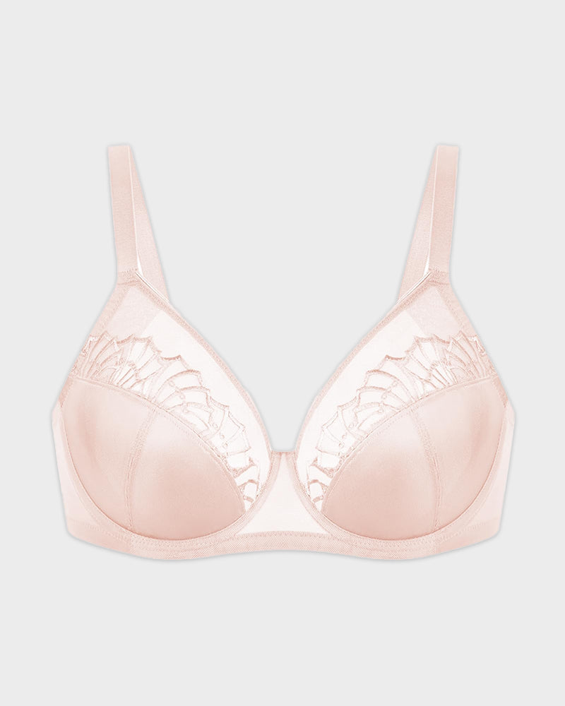 Pearl Shimmer Minimizer Bra