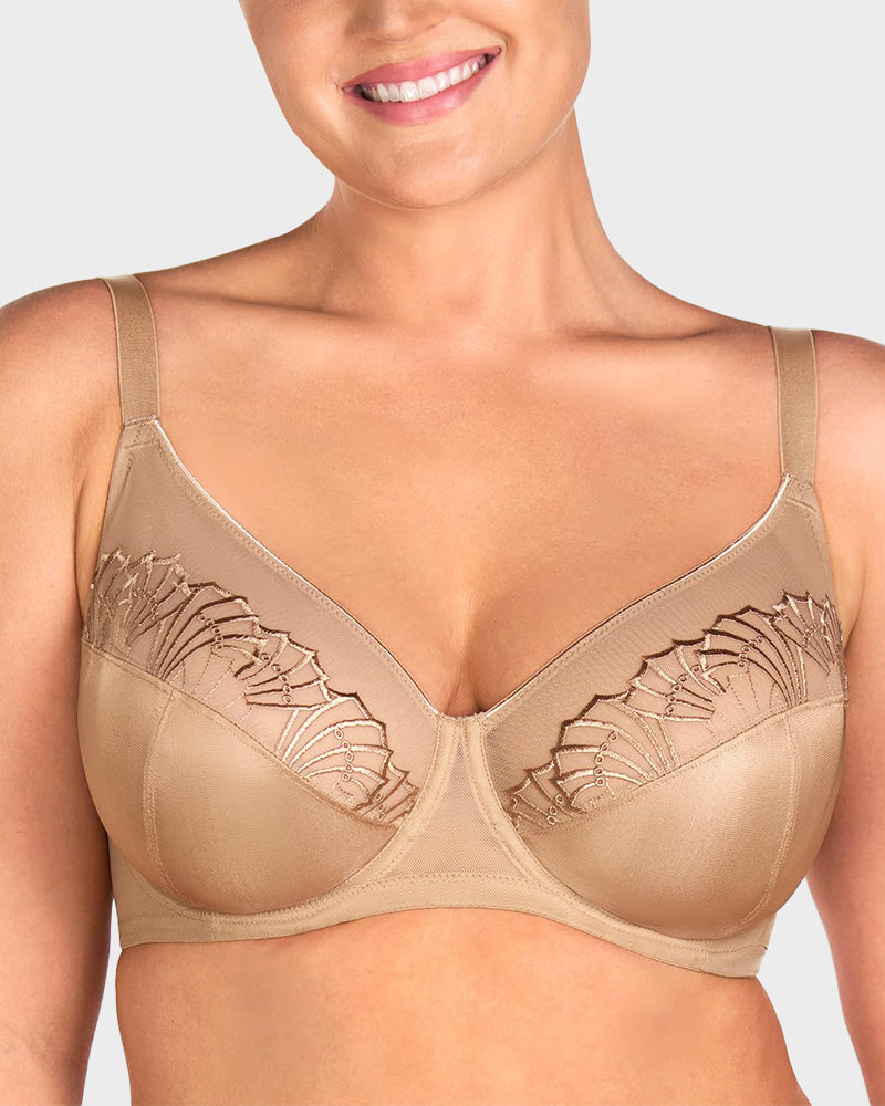 Pearl Shimmer Minimizer Bra