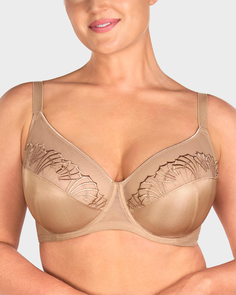 Pearl Shimmer Minimizer Bra