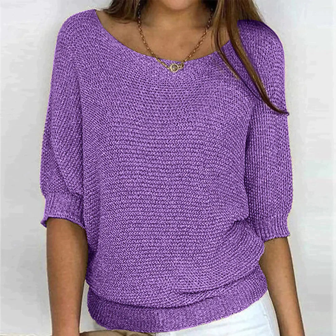 Women’s Casual Knit Batwing Sleeve Top