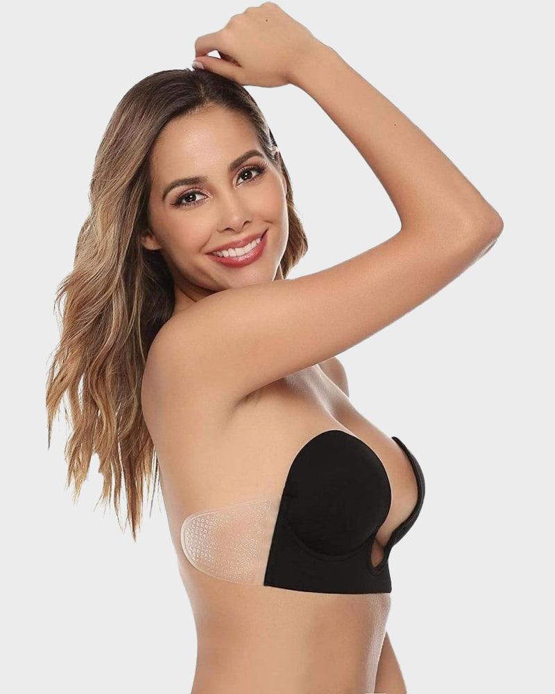 Push-Up Plunge Bra - Strapless Comfort