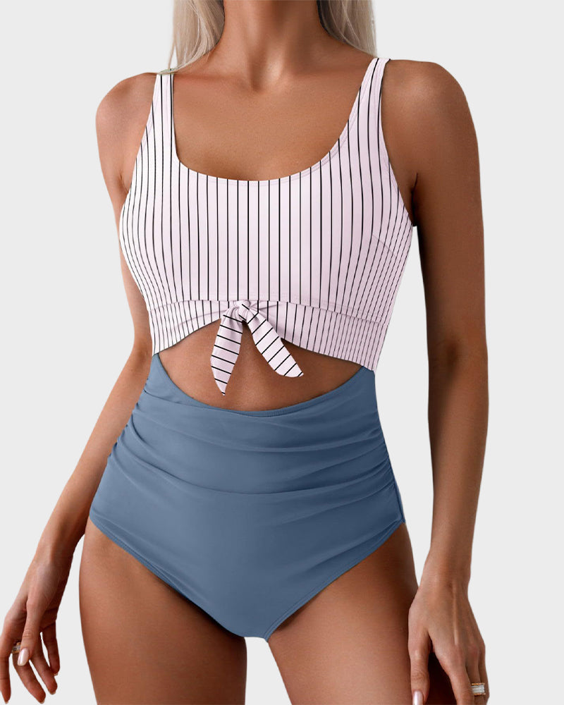 Ruched One-Piece, Tummy Control