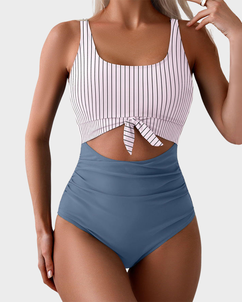 Ruched One-Piece, Tummy Control