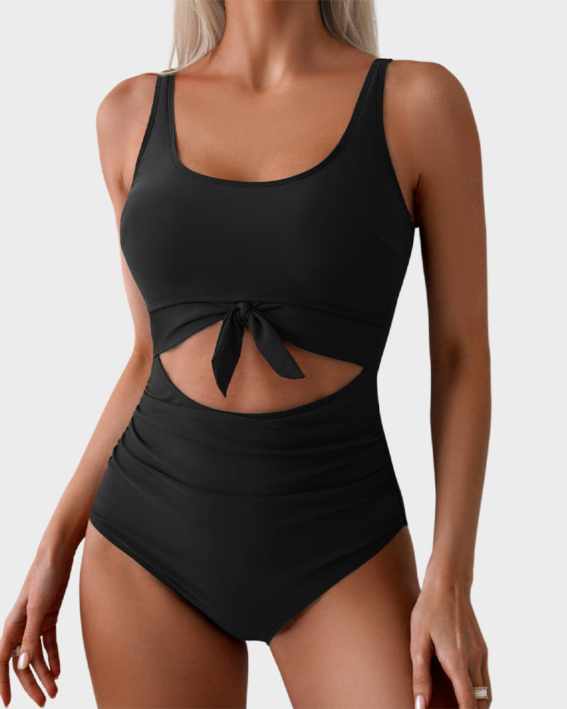 Ruched One-Piece, Tummy Control