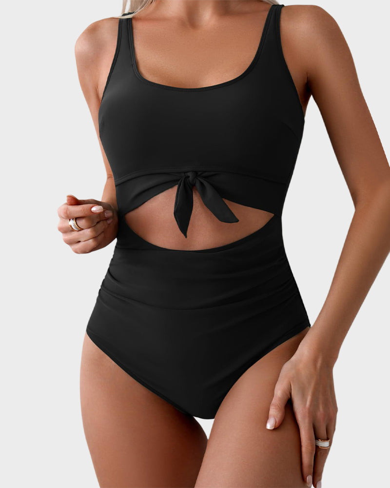 Ruched One-Piece, Tummy Control