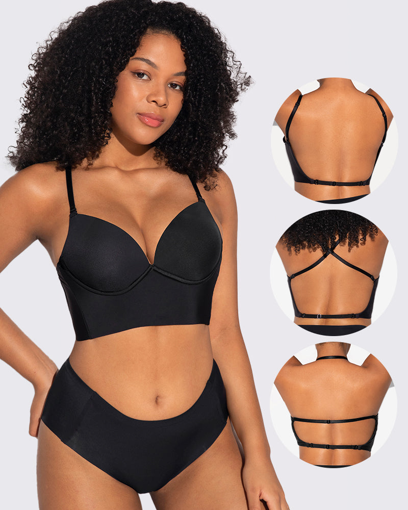 Deep V Bra - Effortless Style Comfort