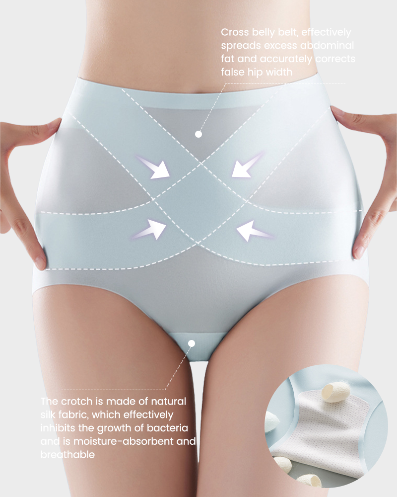Ice-Silk Tummy Control Panties - 4 Pack