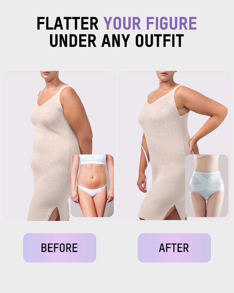Ice-Silk Tummy Control Panties - 4 Pack