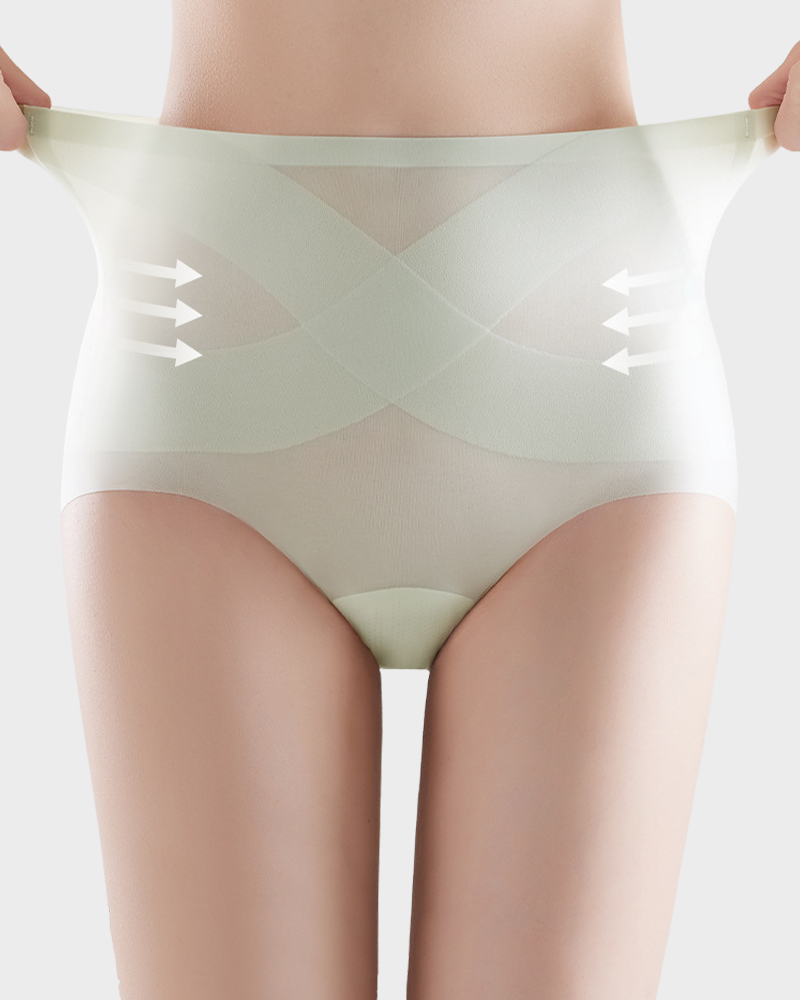 Ice-Silk Tummy Control Panties - 4 Pack