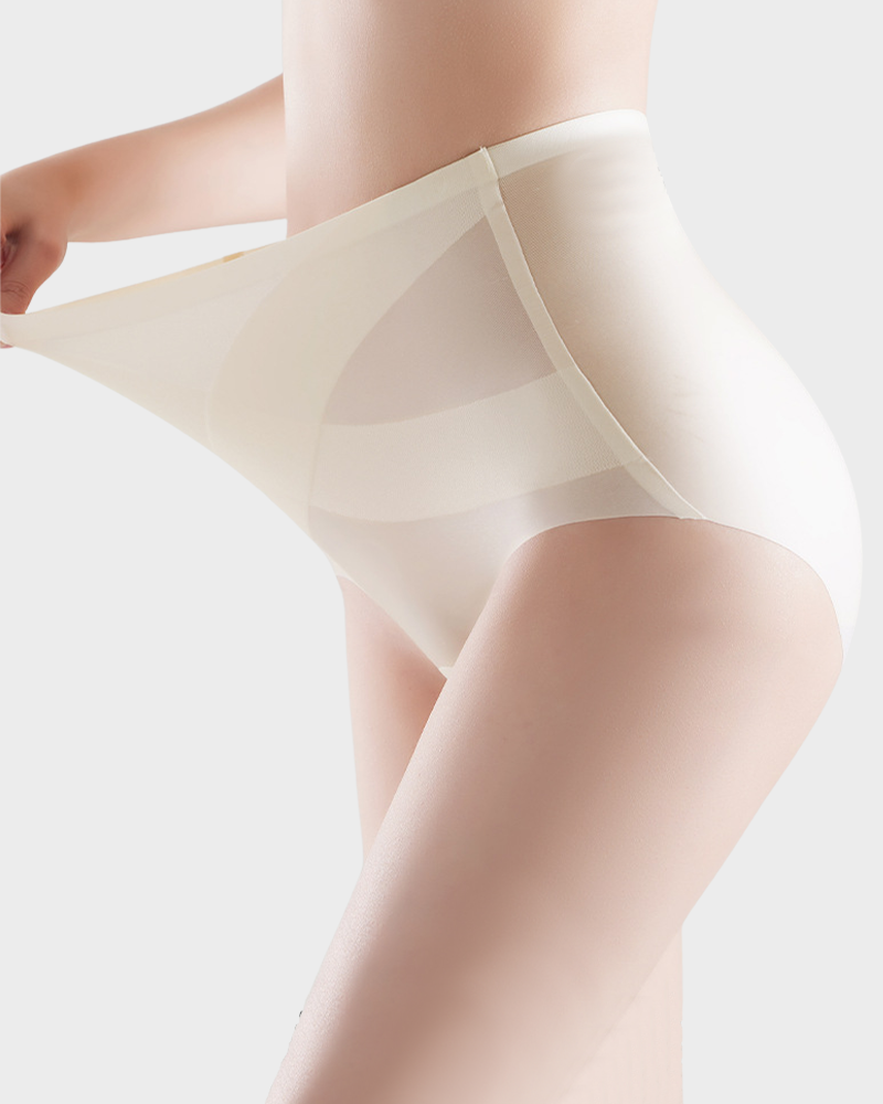 Ice-Silk Tummy Control Panties - 4 Pack