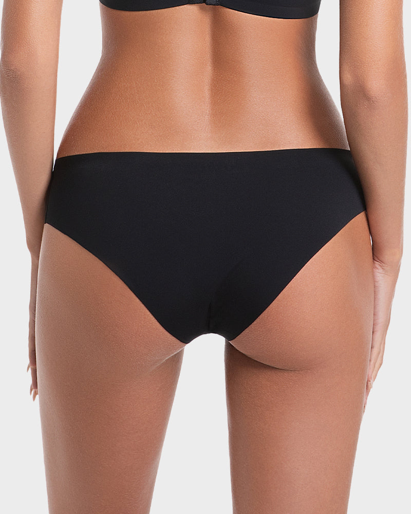 Ice-Silk Low-Rise Panties - Comfortable, Seamless, Pack