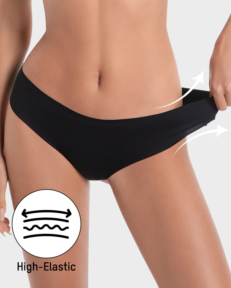 Ice-Silk Low-Rise Panties - Comfortable, Seamless, Pack