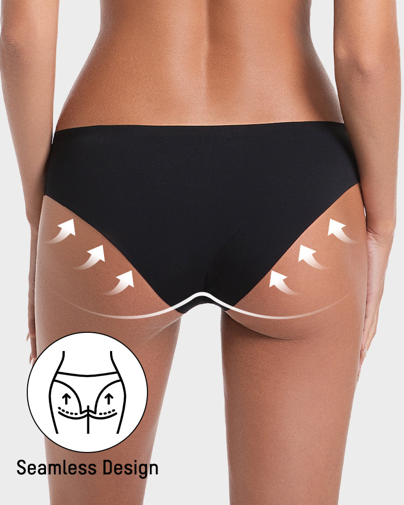 Ice-Silk Low-Rise Panties - Comfortable, Seamless, Pack